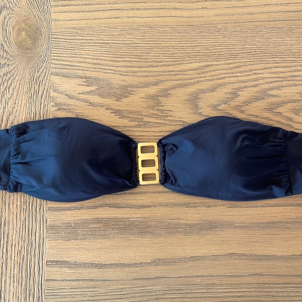 L*Space black bandeau top, Size Small